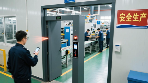 人臉識(shí)別+手機(jī)識(shí)別安檢門系統(tǒng)在工廠應(yīng)用
